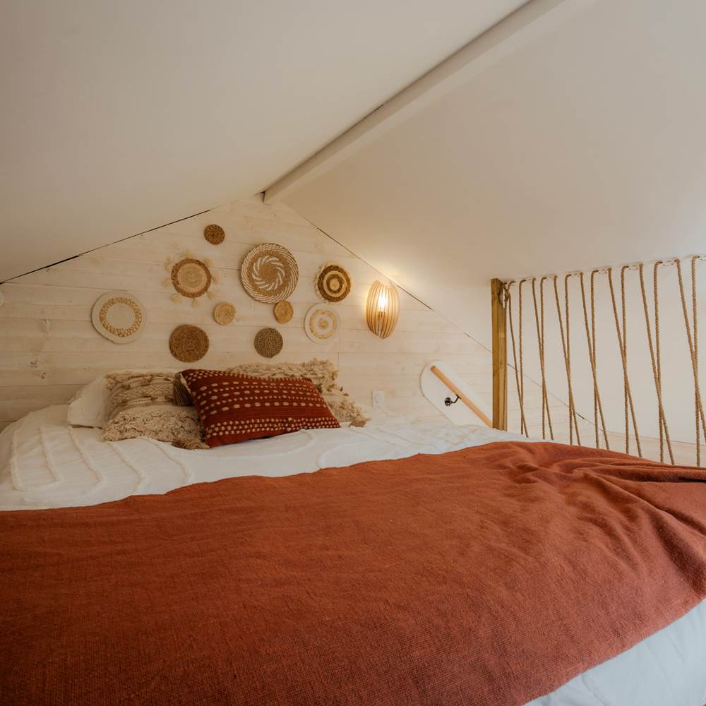 chambre avec vue sur l'étang